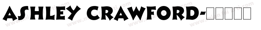 Ashley Crawford字体转换